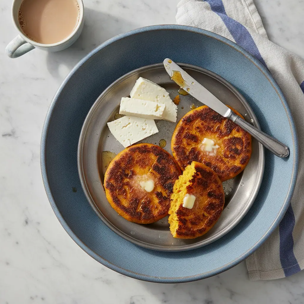 Arepas de dulce asadas