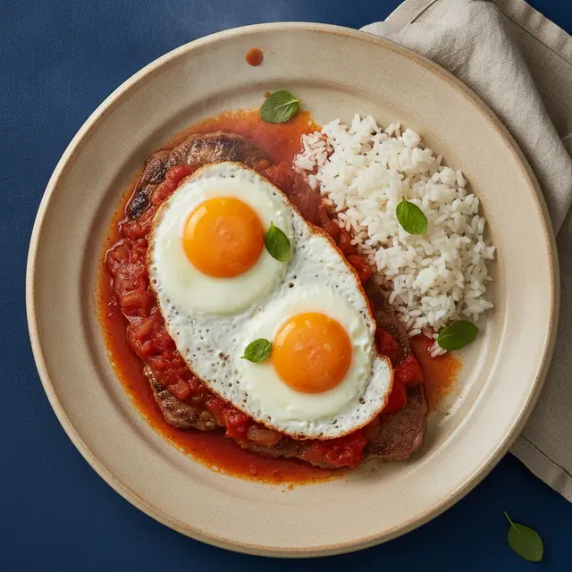 Bistec a caballo