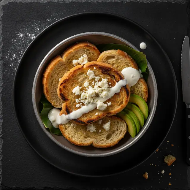 Bollo limpio con queso y suero