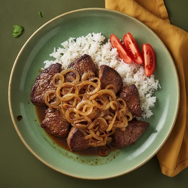 Hígado encebollado