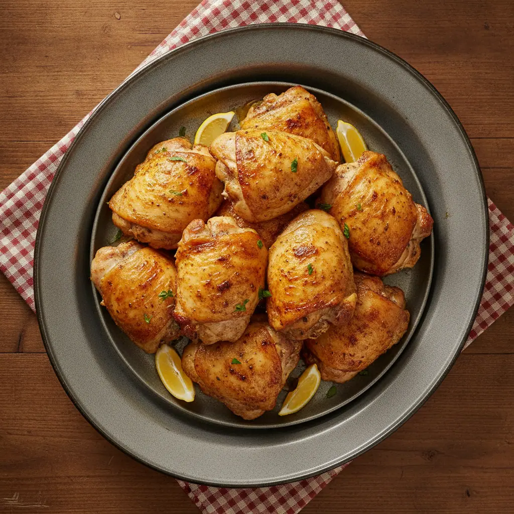 Muslos doraditos a la freidora de aire