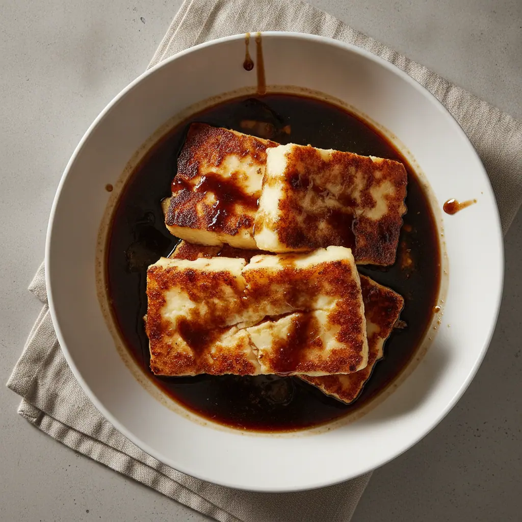 Queso costeño al budare con melao de panela