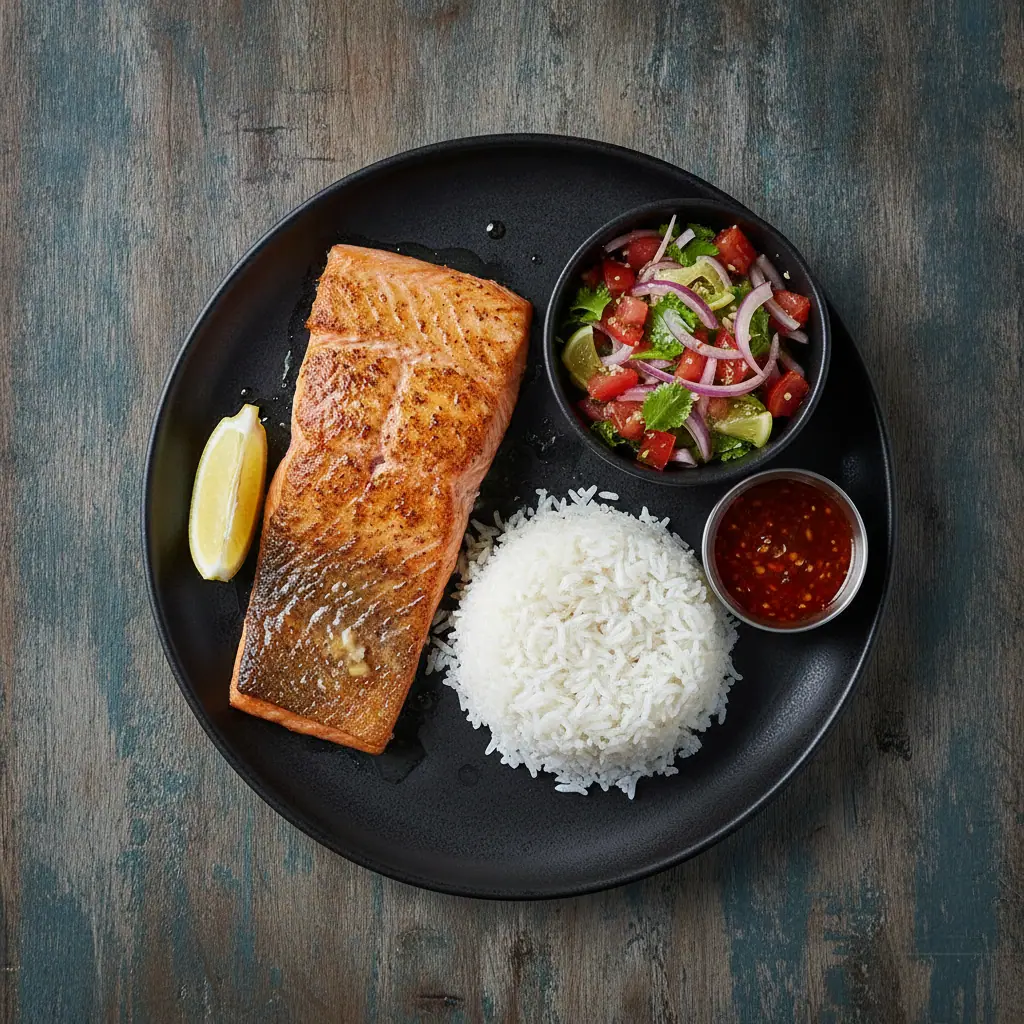 Salmón a la plancha