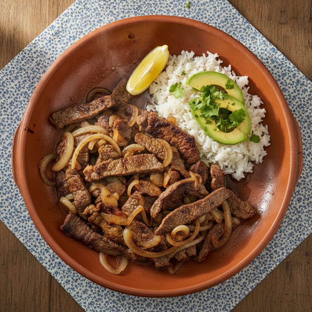 Capón encebollado